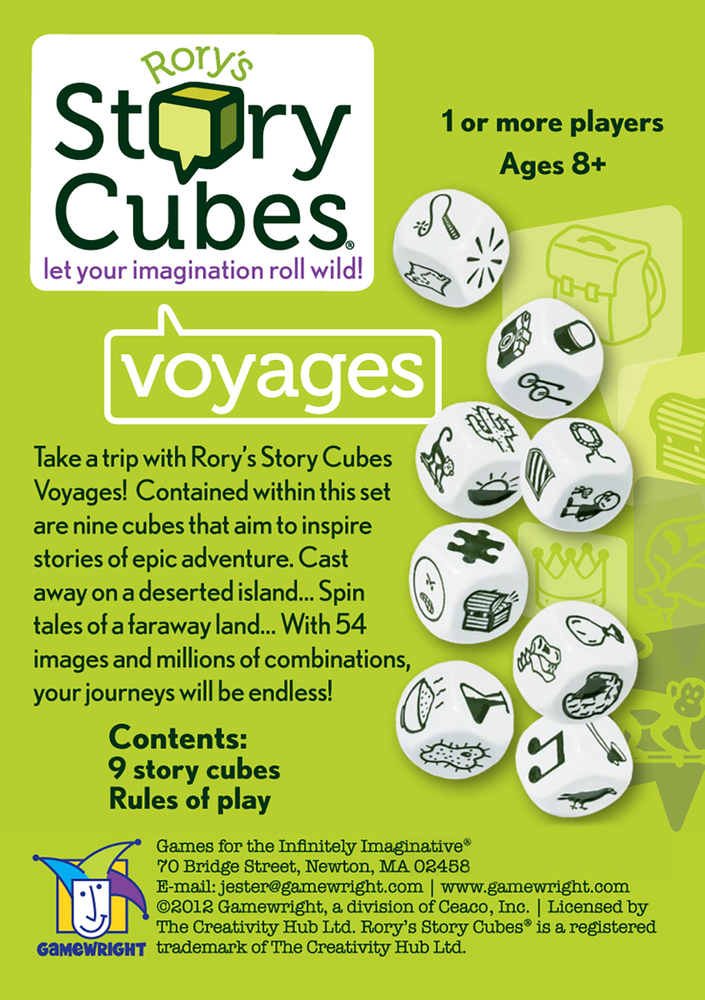 Review: Rory's Story Cubes: Actions and Voyages