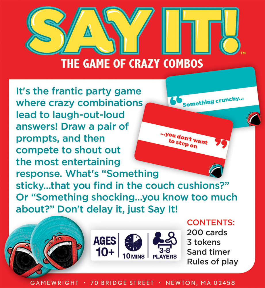 The Game of Crazy Combos Say It Gamewright 