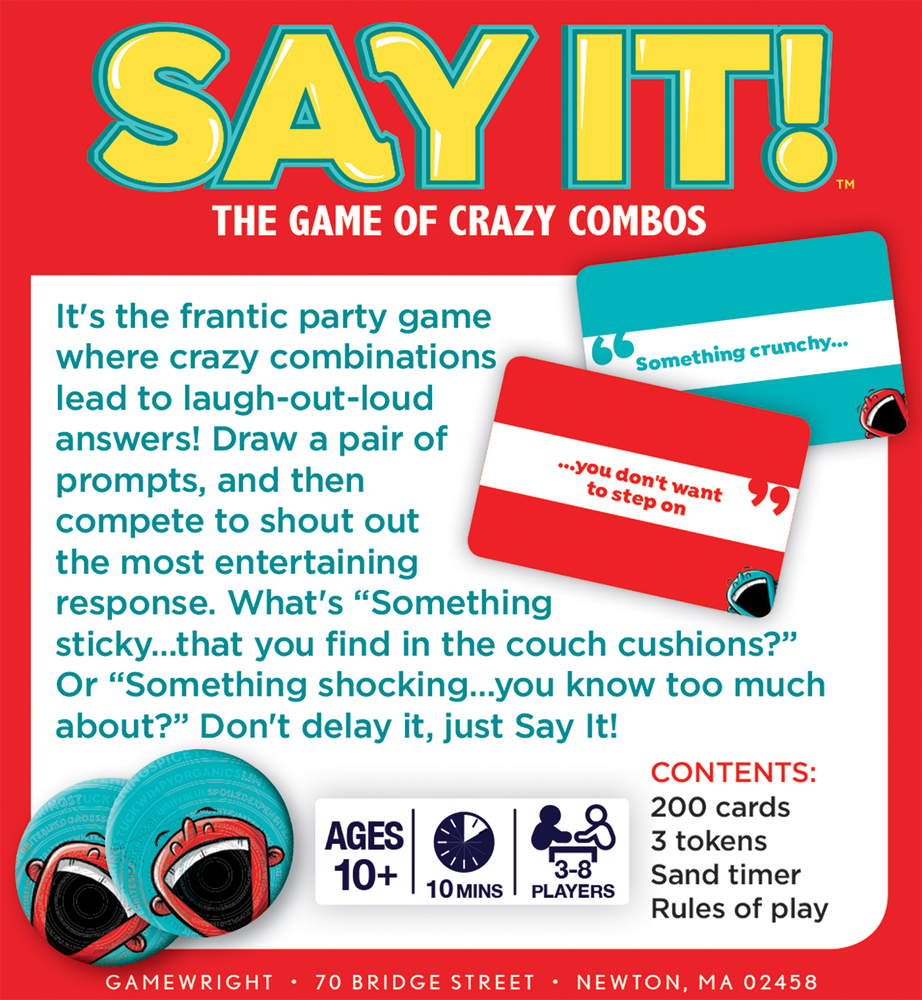 Say It! | The Game of Crazy Combos | Gamewright