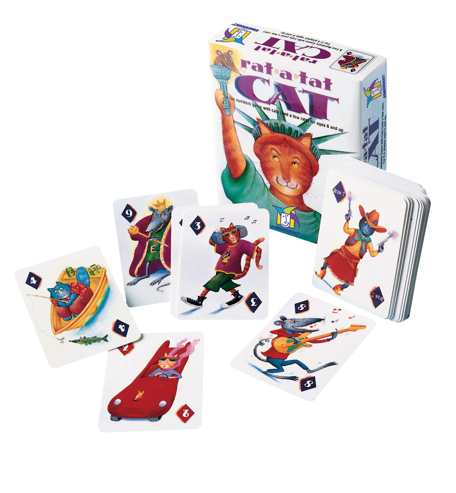 Rat-a-Tat Cat | A Fun Numbers Card Game with Cats (and a few rats)