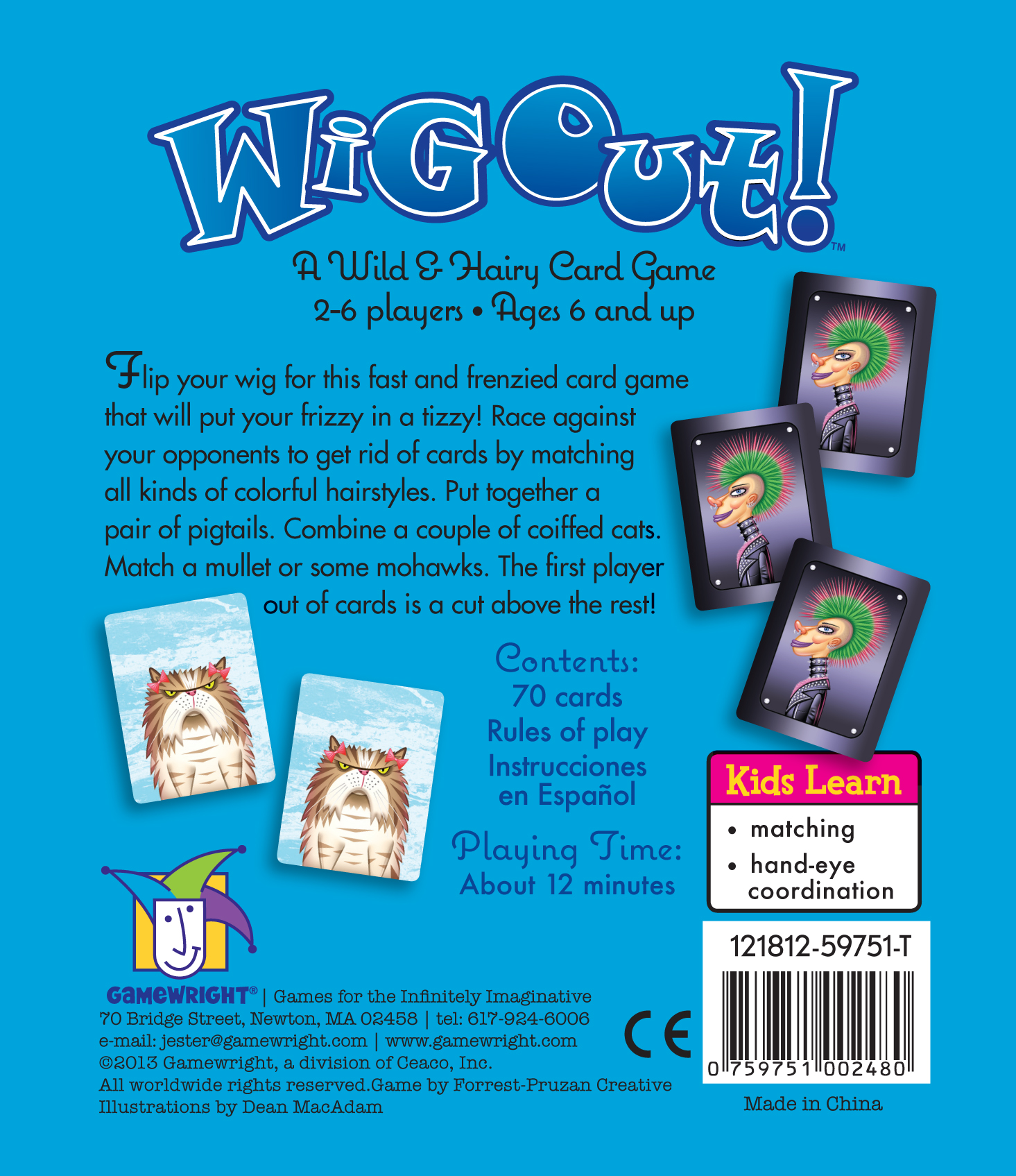 Gamewright - Rat-A-Tat Cat - Card Game, Ages 6+ (2-6 players) 