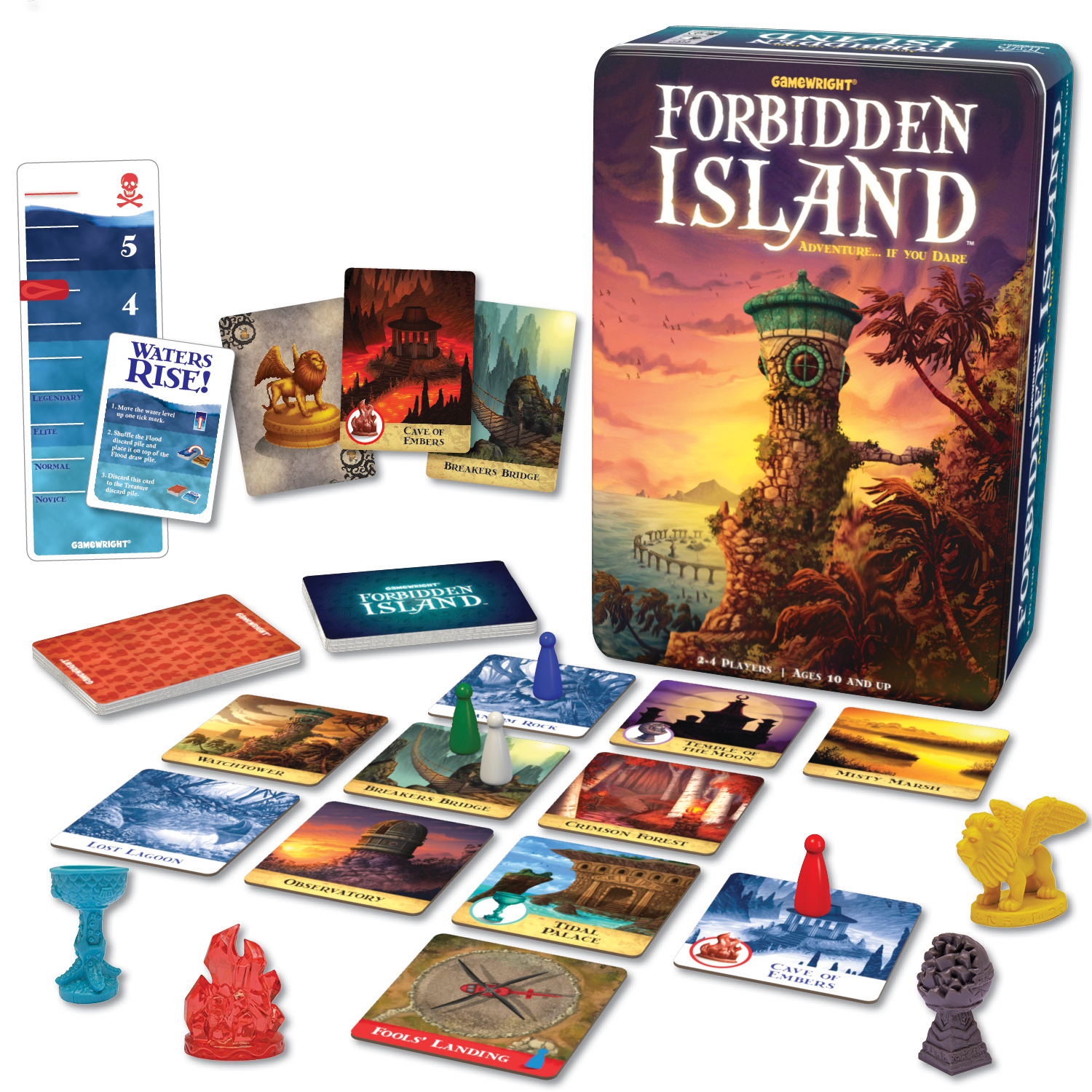 Forbidden Island Replacement Parts/Pieces/Cards $3.25 flat shipping! 