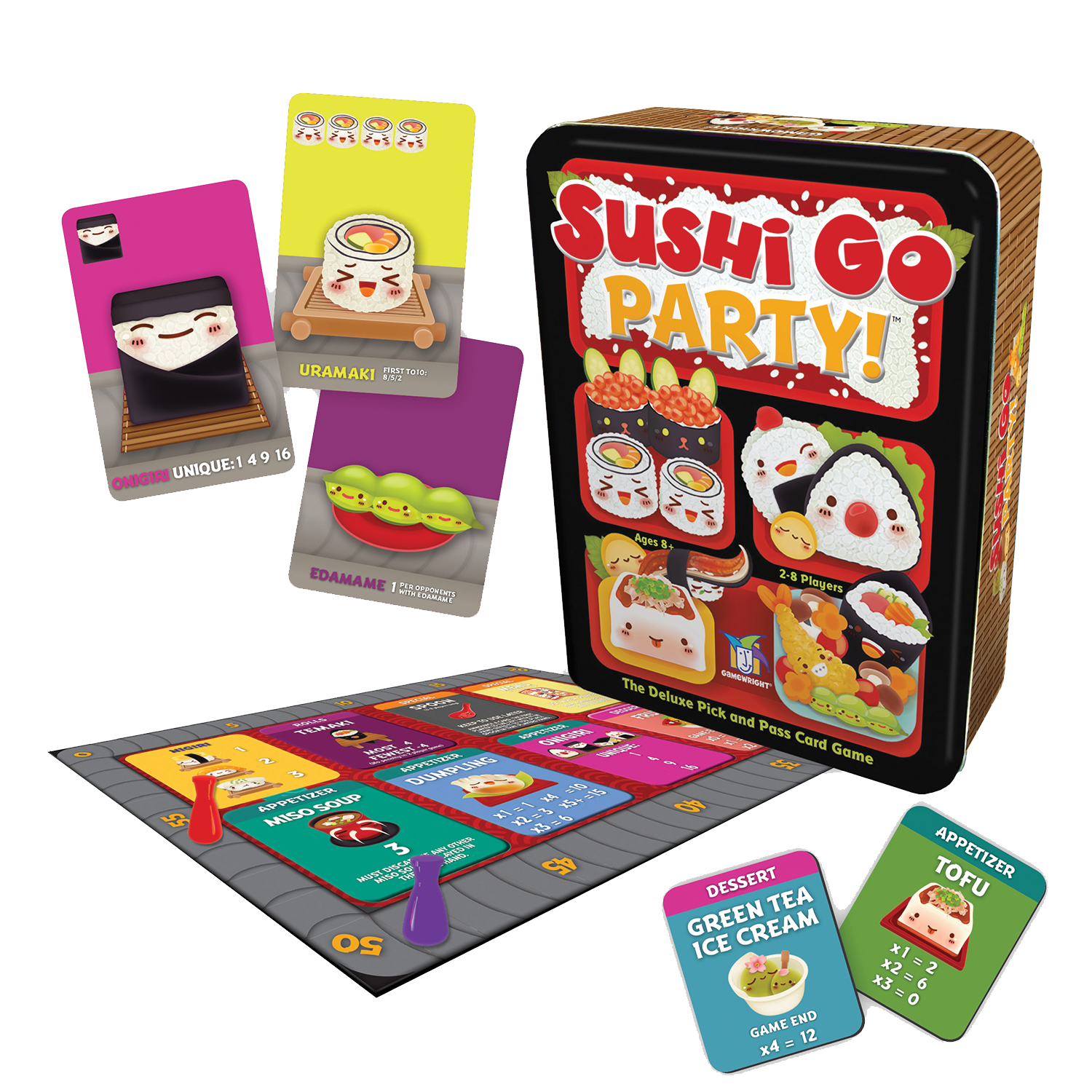 GamewrightSushi Go Party GameCard GameAges 8+2-8 Players20 