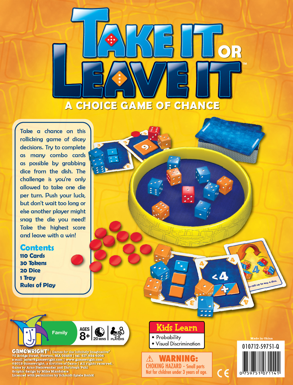 Gamewright, Award-winning Family Games