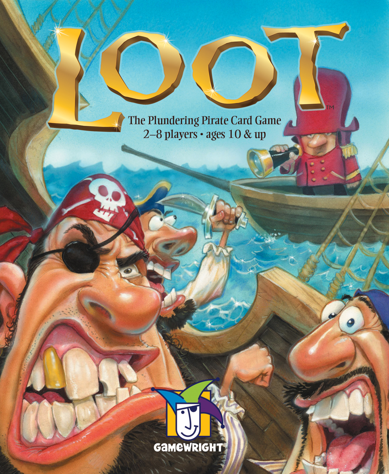 Loot The Plundering Pirate Card Game by Gamewright 0759751002312 for sale online 